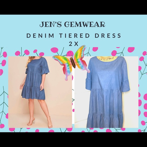 Denim Dress - Picture 1 of 1